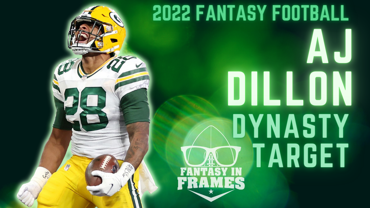2022 Dynasty Target AJ DIllon Fantasy In Frames