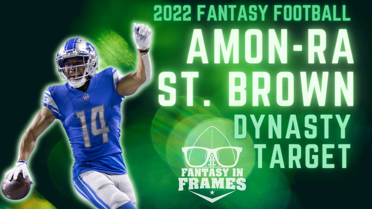 Dynasty Target Amon-Ra St. Brown Fantasy In Frames