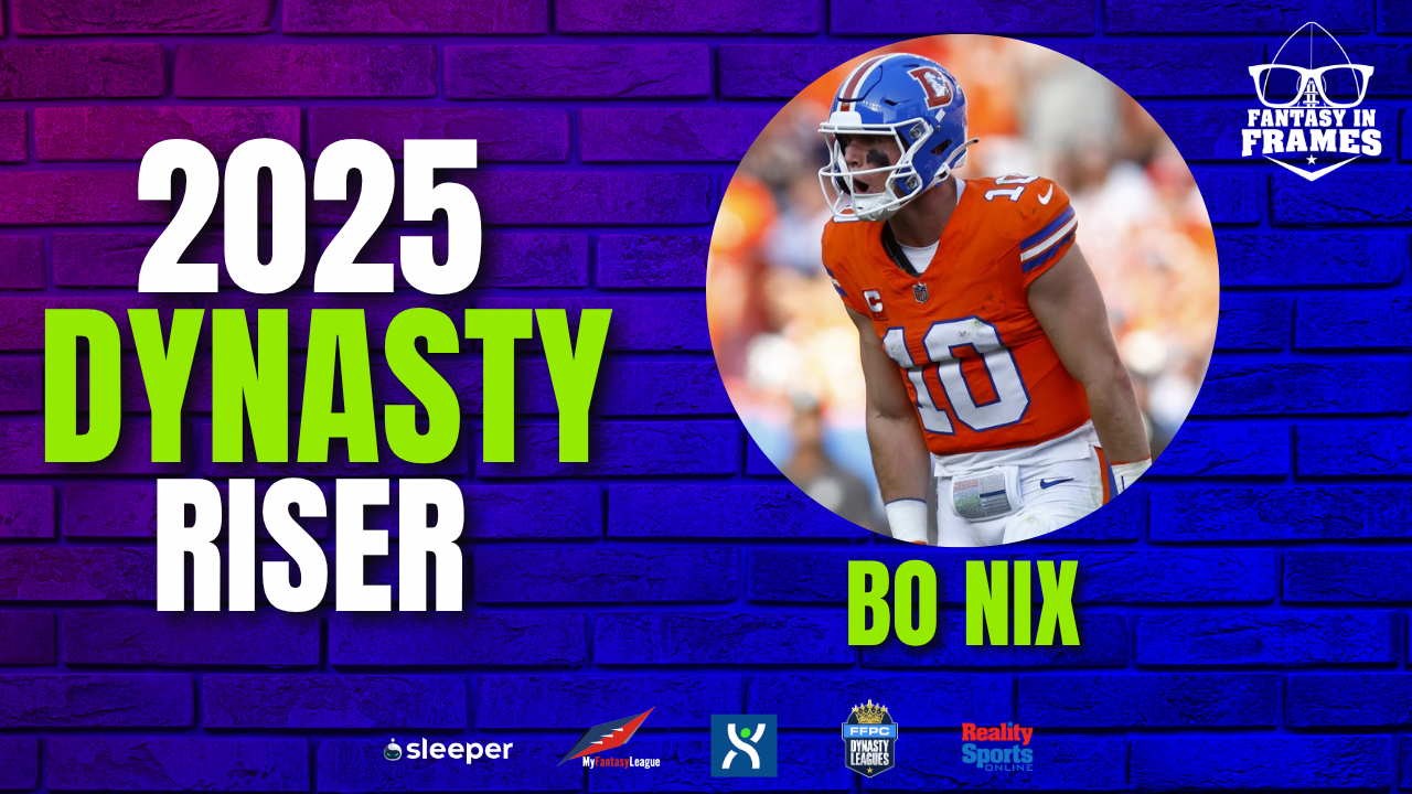 2025 Dynasty Riser: Bo Nix | Fantasy In Frames