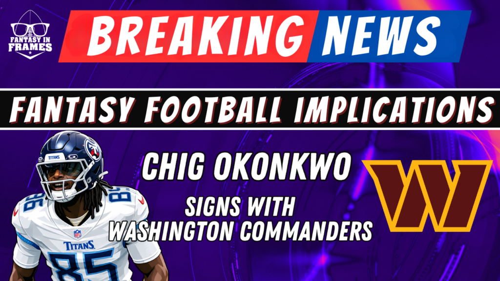 Chig Okonkwo signs with the Washington Commanders