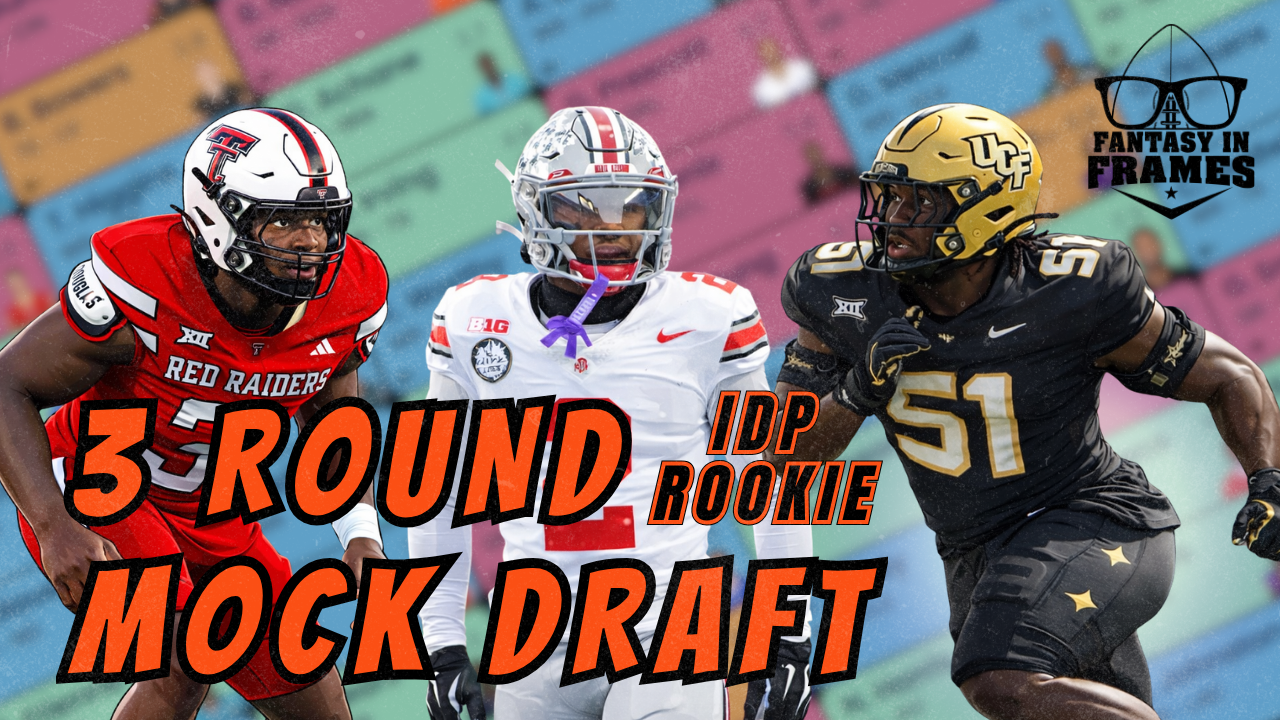 2026 ROOKIE IDP Mock Draft v2.0 | Fantasy In Frames