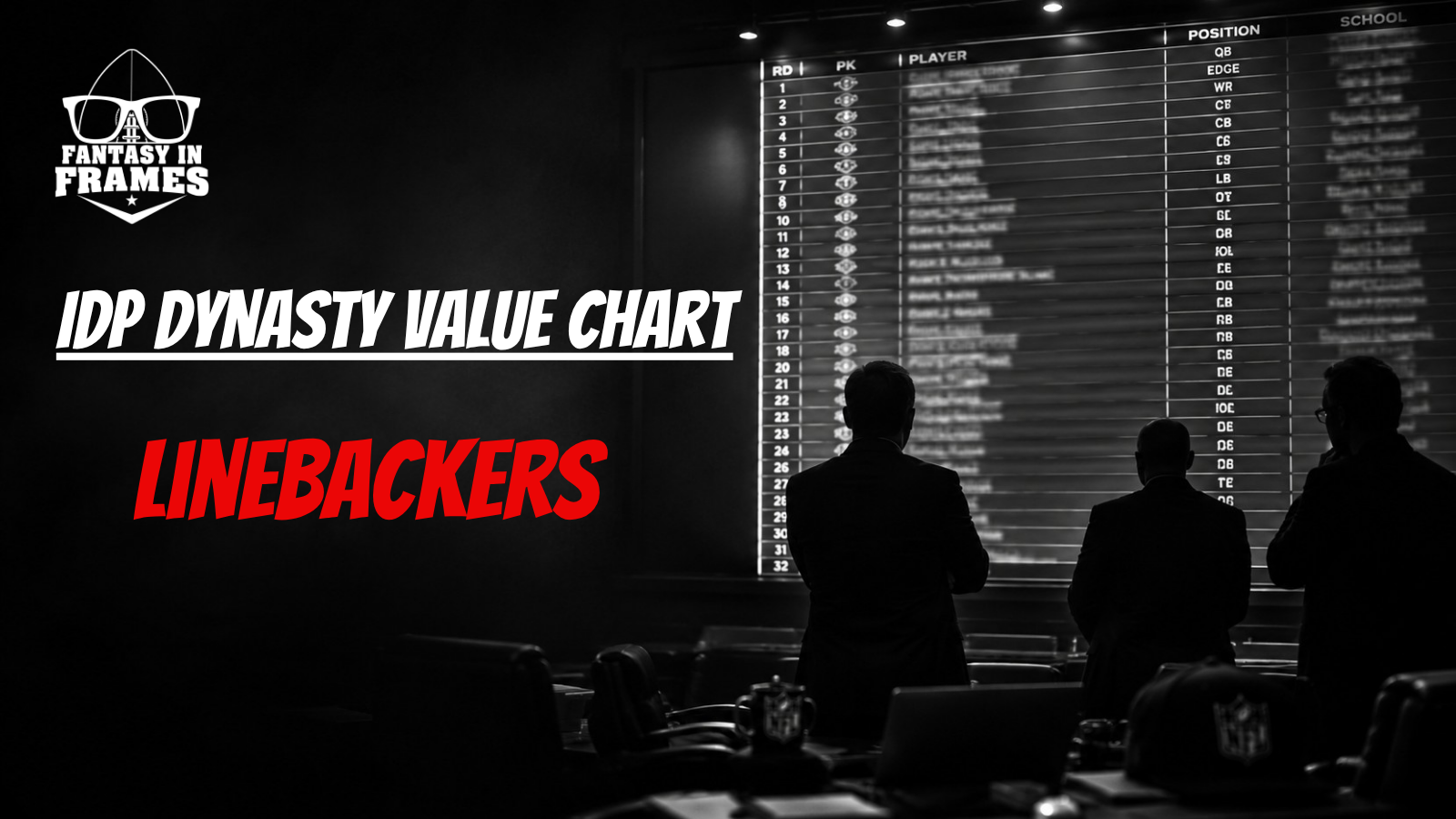 2026 Dynasty Linebacker Value Chart | Fantasy In Frames