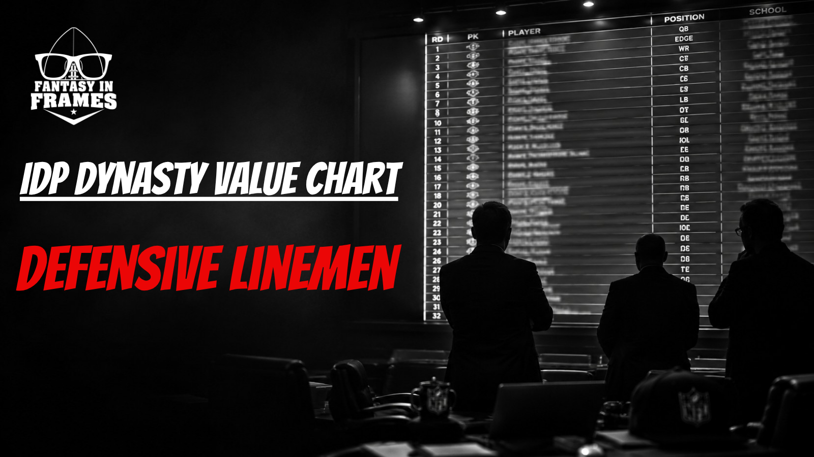 2026 Dynasty Defensive Linemen Value Chart | Fantasy In Frames