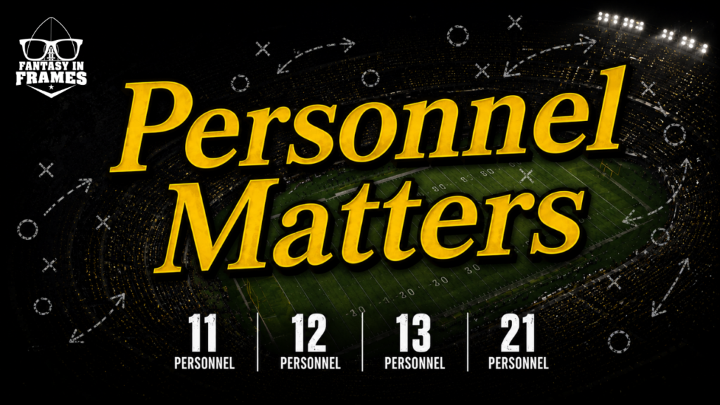 Finding Fantasy Football Targets Through NFL Personnel Usage
