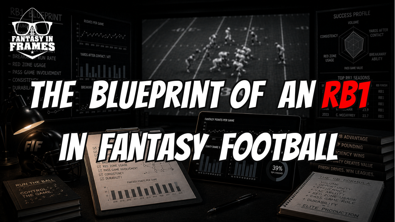 The Blueprint of an RB1 In Fantasy Football: What the Last 10 Seasons Reveal | Fantasy In Frames
